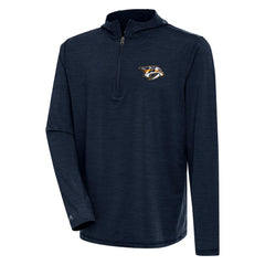 NHL Nashville Predators Antigua Tidy Quarter-Zip Pullover Hoodie