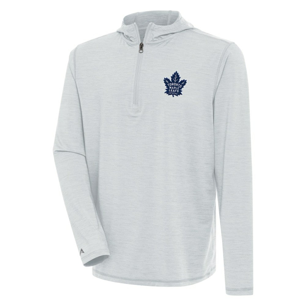 NHL Toronto Maple Leafs Antigua Tidy Quarter-Zip Pullover Hoodie