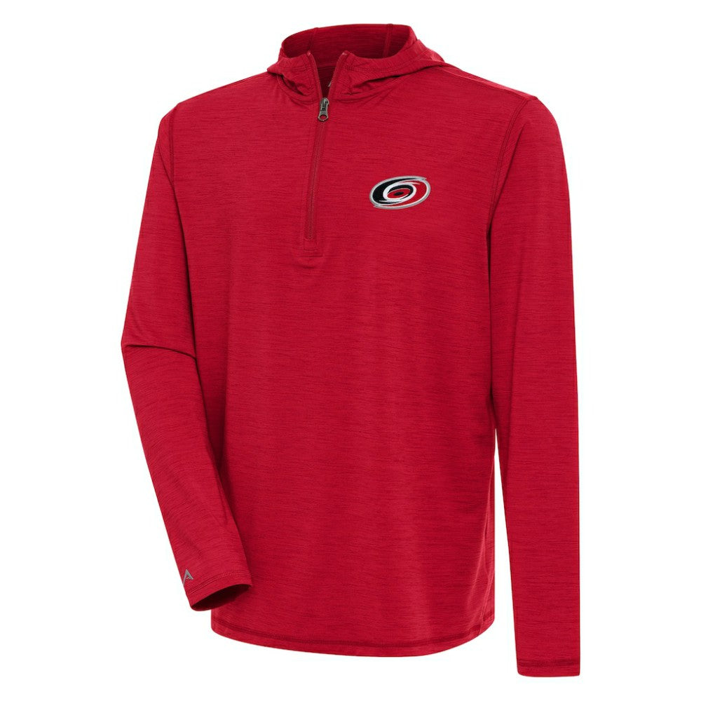 NHL Carolina Hurricanes Antigua Tidy Quarter-Zip Pullover Hoodie