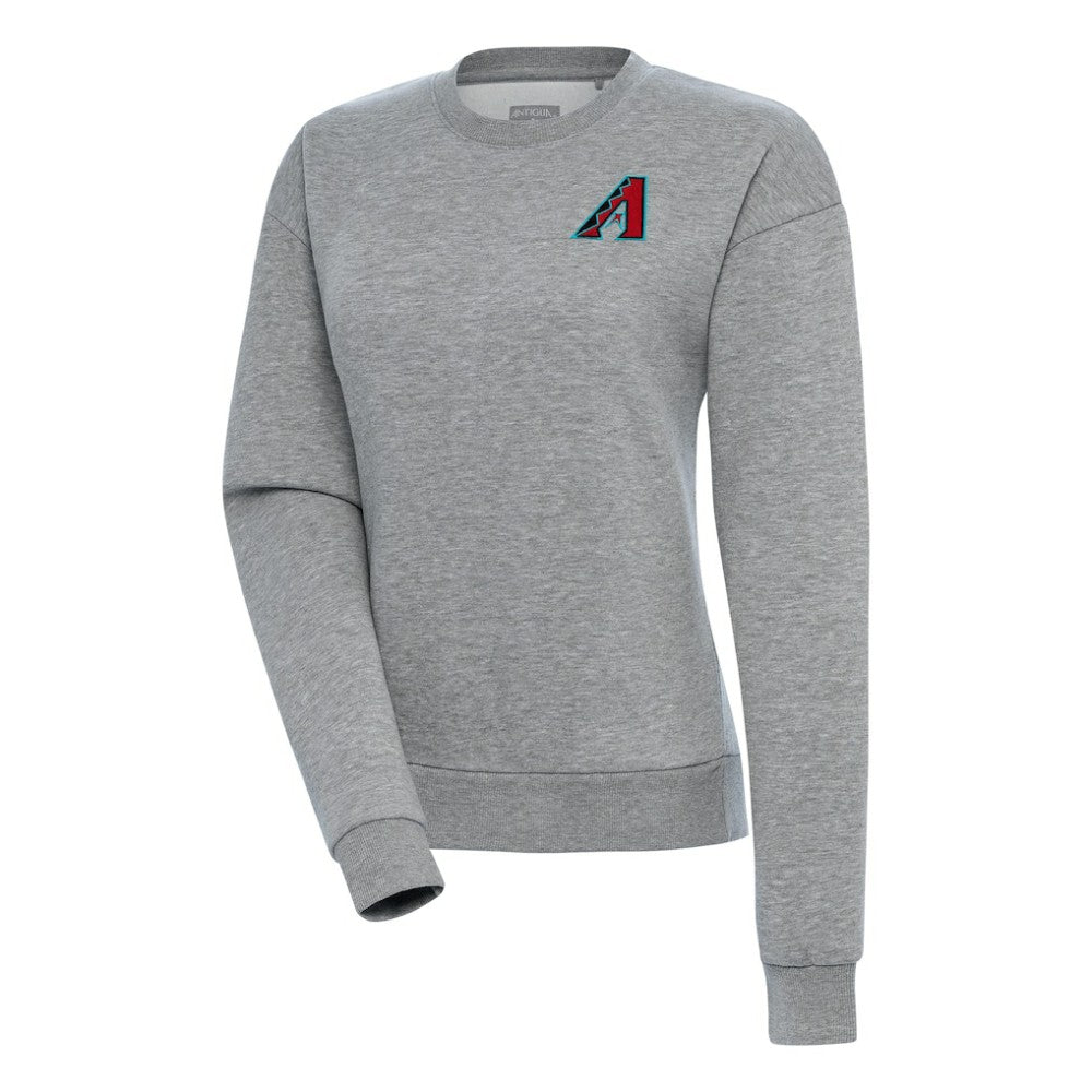 Heather Gray Arizona Diamondbacks Antigua Women's  Victory Crewneck Pullover Sweatshirt – Heather Gray
