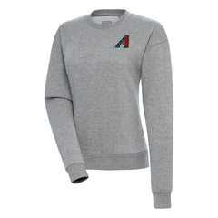 Heather Gray Arizona Diamondbacks Antigua Women's  Victory Crewneck Pullover Sweatshirt – Heather Gray