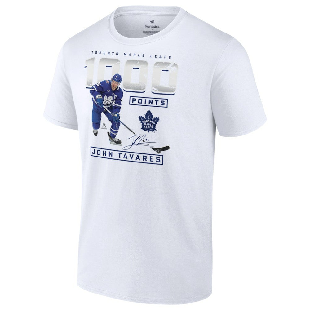 NHL John Tavares Toronto Maple Leafs 1,000 Career Points T-Shirt