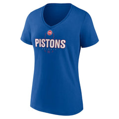 Cade Cunningham Detroit Pistons Women's Behind The Back Name & Number V-Neck T-Shirt sale
