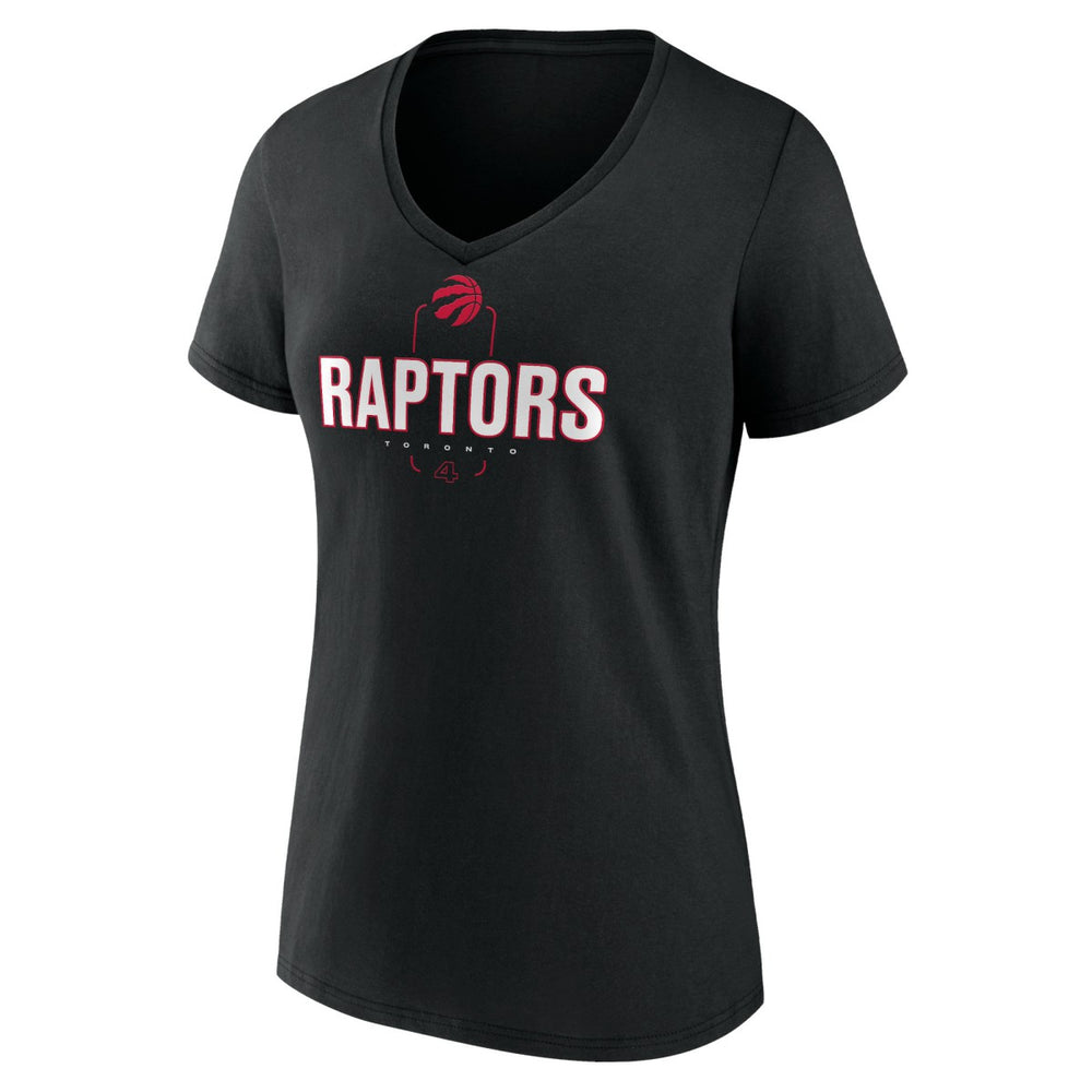 Scottie Barnes Toronto Raptors Women's Behind The Back Name & Number V-Neck T-Shirt
