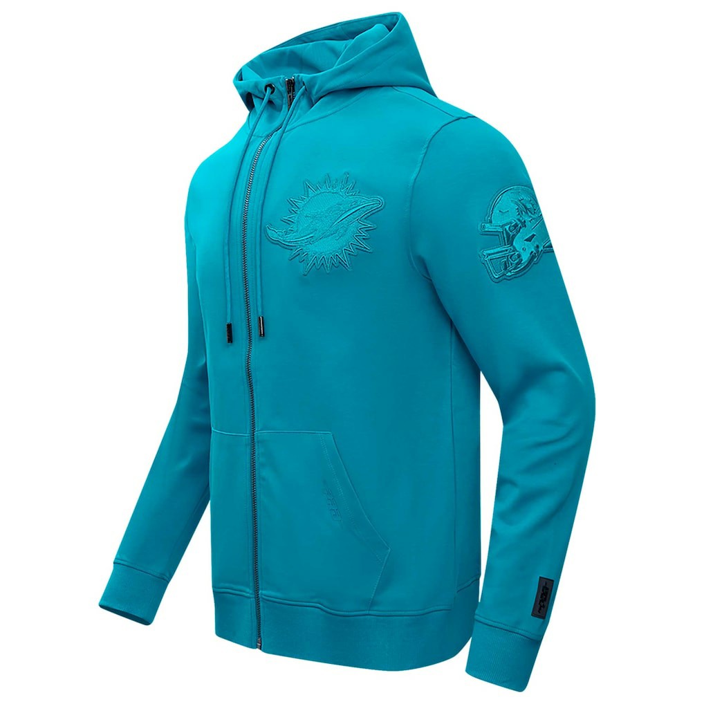 Pro Standard Triple Tonal Full-Zip Hoodie - Miami Dolphins Hoodies