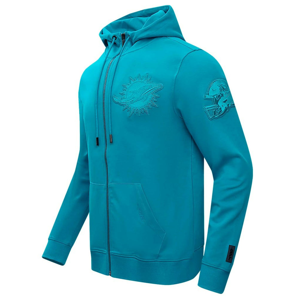 Pro Standard Triple Tonal Full-Zip Hoodie - Miami Dolphins Hoodies