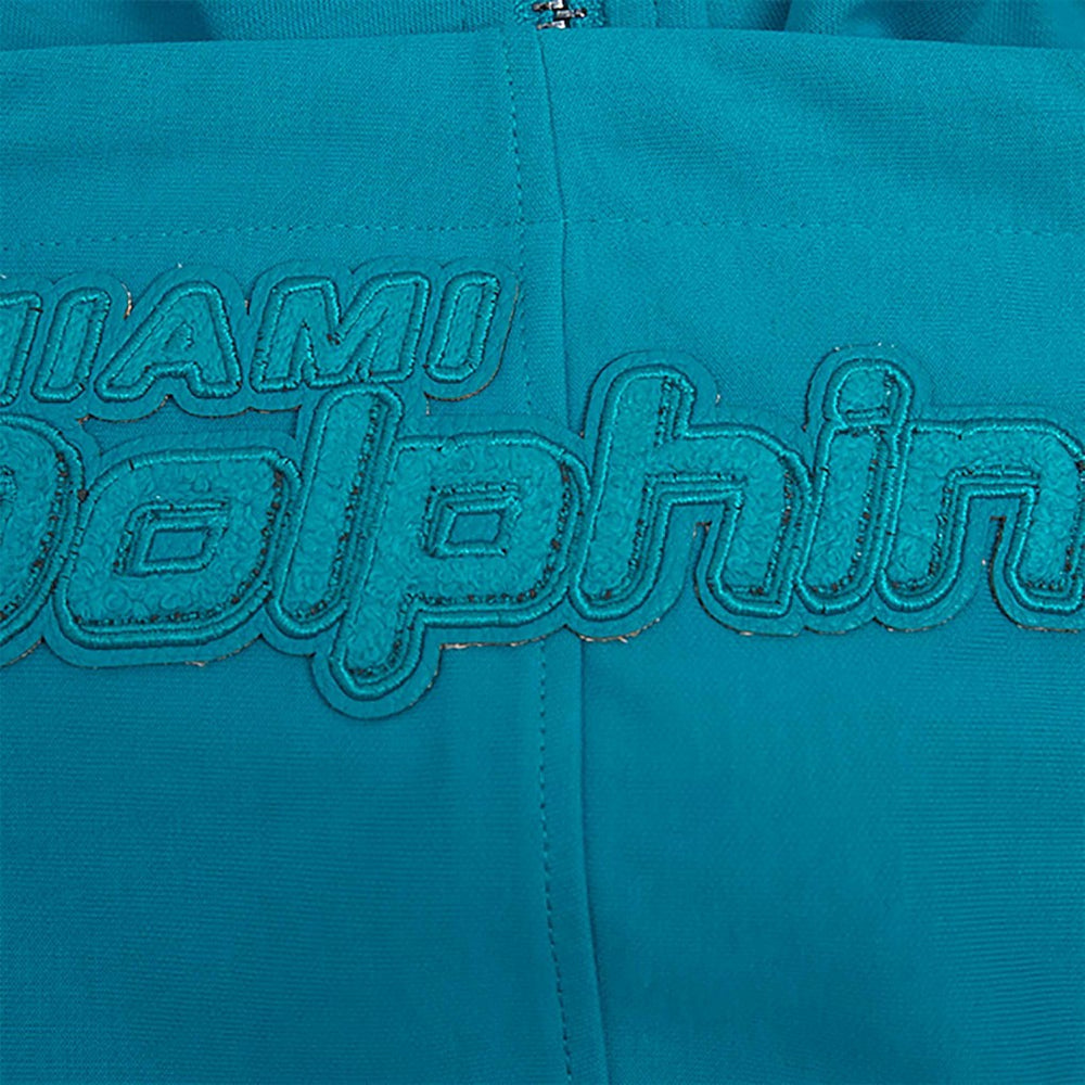 Pro Standard Triple Tonal Full-Zip Hoodie - Miami Dolphins Hoodies