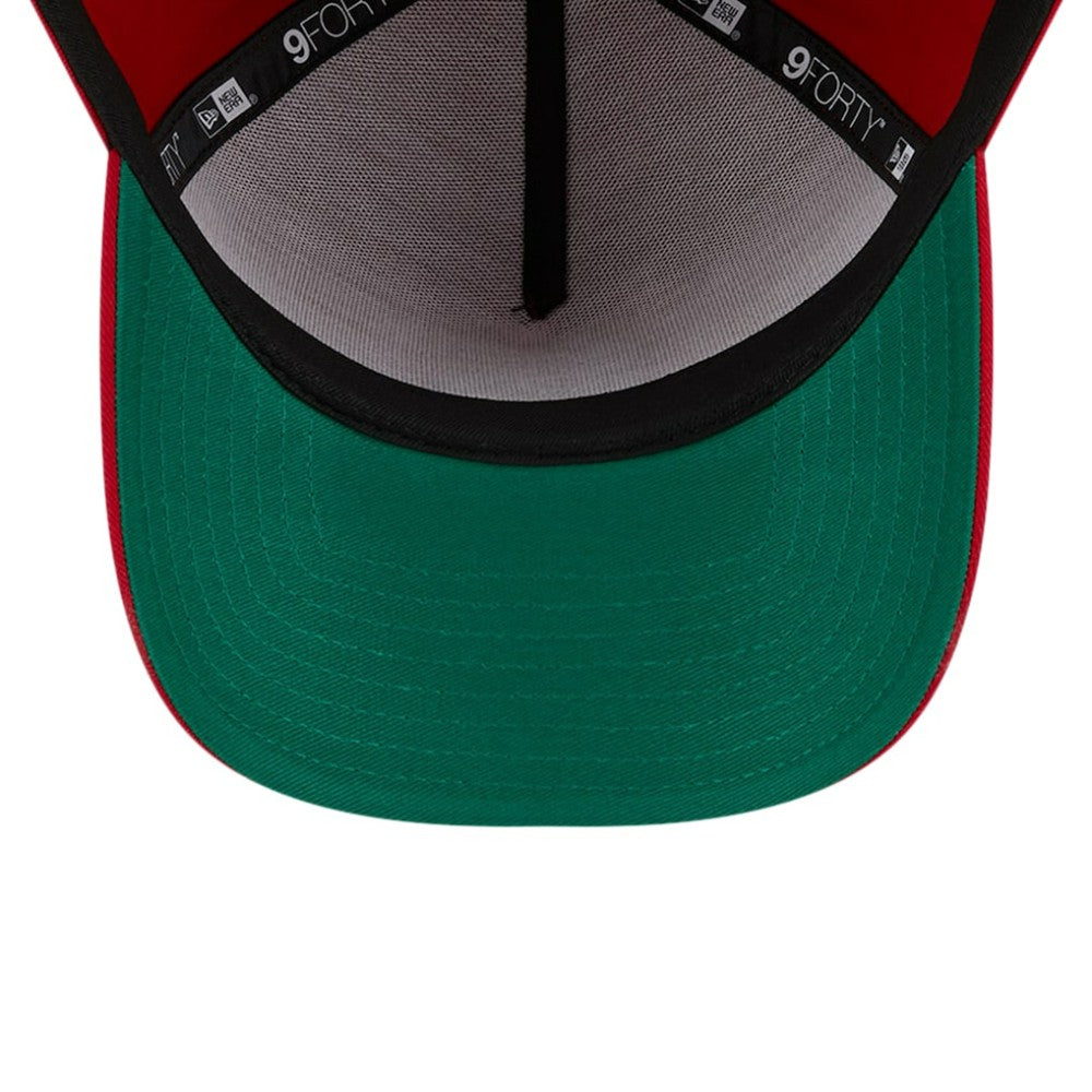 Red St. Louis Cardinals New Era Team Color A-Frame 9FORTY Adjustable Hat