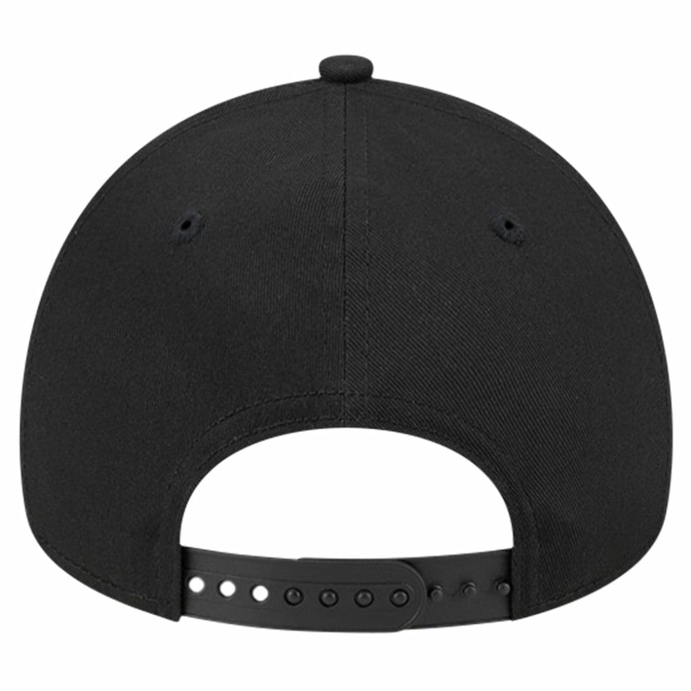 Black San Francisco Giants New Era Team Color A-Frame 9FORTY Adjustable Hat