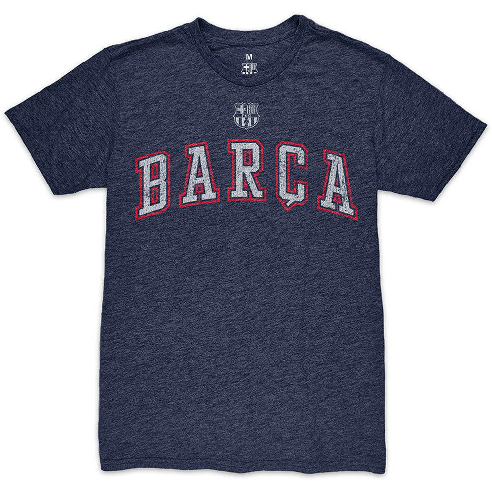 Barcelona 1863FC Wordmark Twisted Tri-Blend Slub T-Shirt