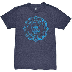 Manchester City 1863FC Retro Flourish Twisted Tri-Blend Slub T-Shirt