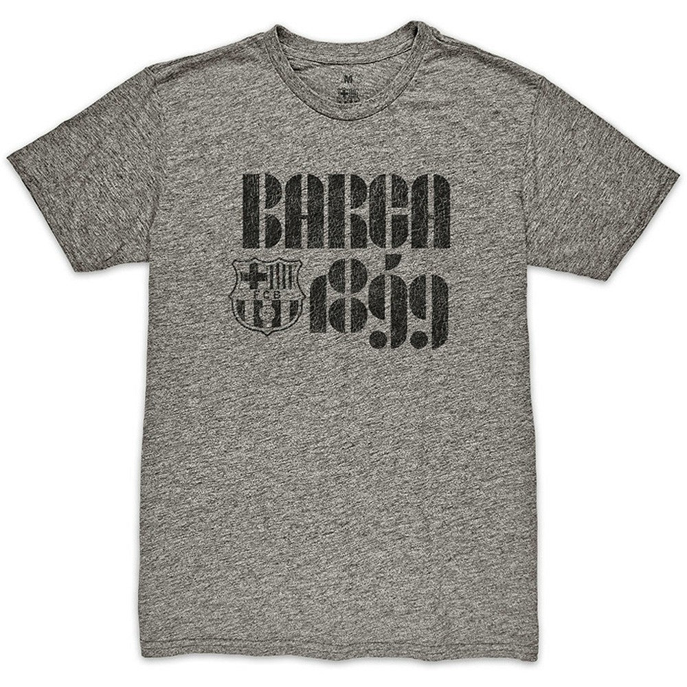 Barcelona 1863FC Retro Vibes Twisted Tri-Blend Slub T-Shirt