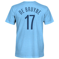 Kevin De Bruyne Manchester City 1863FC Player Name & Number Twisted Tri-Blend Slub T-Shirt