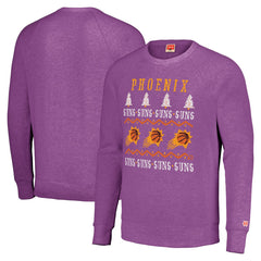 Phoenix Suns Homage Unisex Holiday Tri-Blend Raglan Pullover Sweatshirt