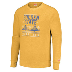 Golden State Warriors Homage Unisex Holiday Tri-Blend Raglan Pullover Sweatshirt sale