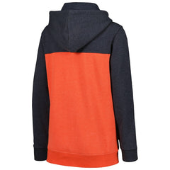 Navy Houston Astros New Era Women's Color Block Full-Zip Hoodie Jacket