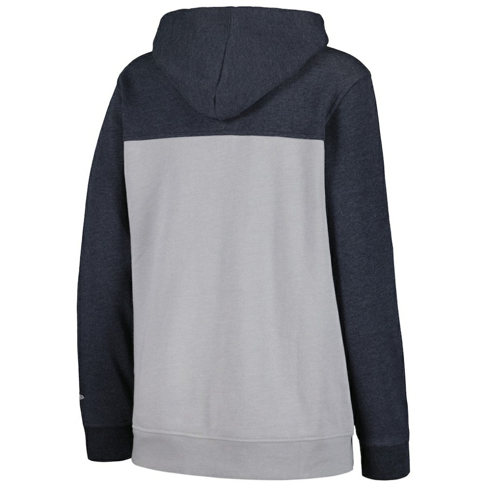 Navy New York Yankees New Era Women's Color Block Full-Zip Hoodie Jacket