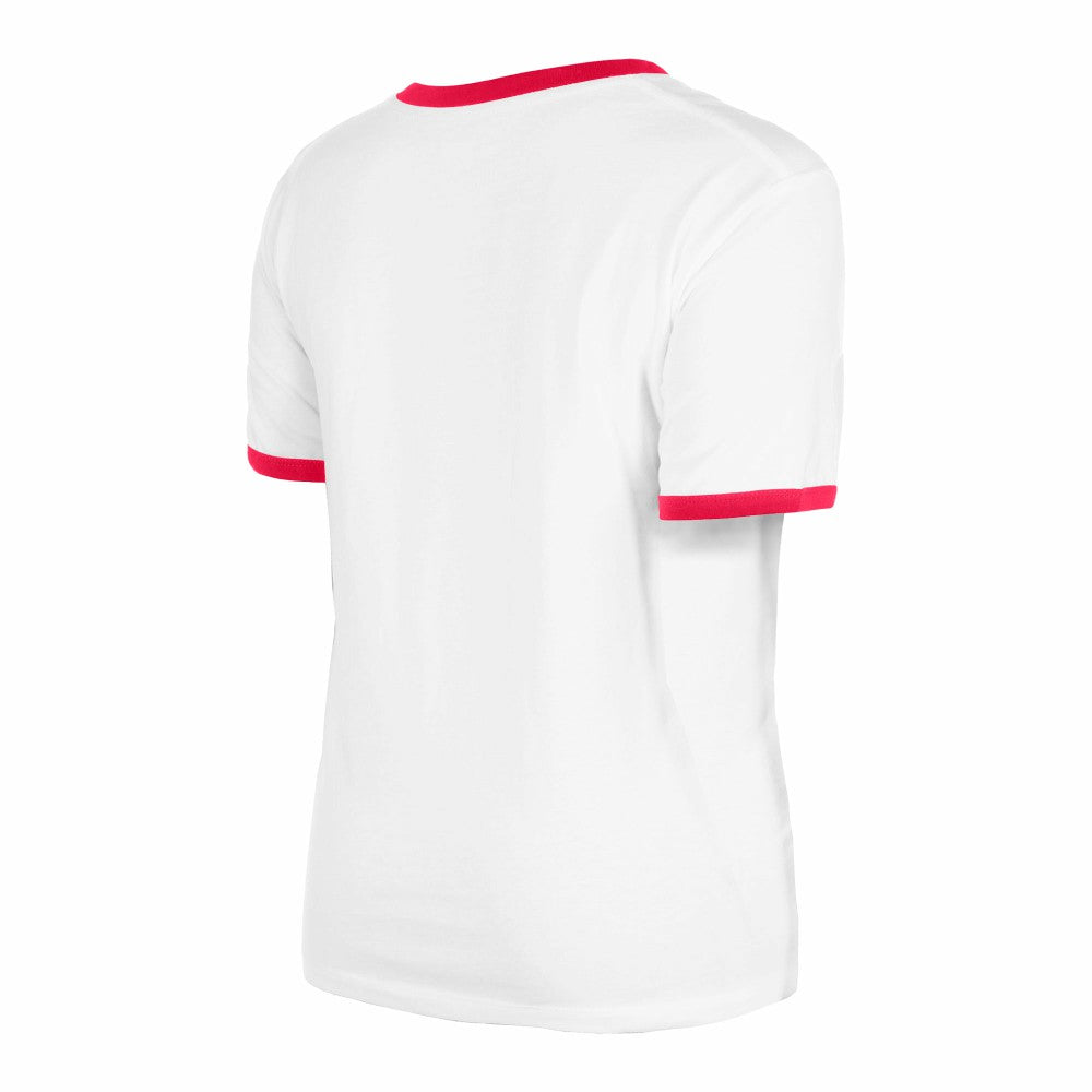 White St. Louis Cardinals New Era Women's Oversized Ringer T-Shirt