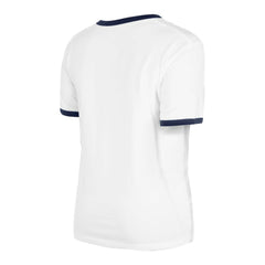 White Atlanta Braves New Era Women's Oversized Ringer T-Shirt