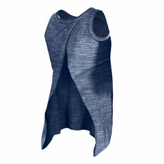 Navy Houston Astros New Era Women's Space-Dye Active Tank Top