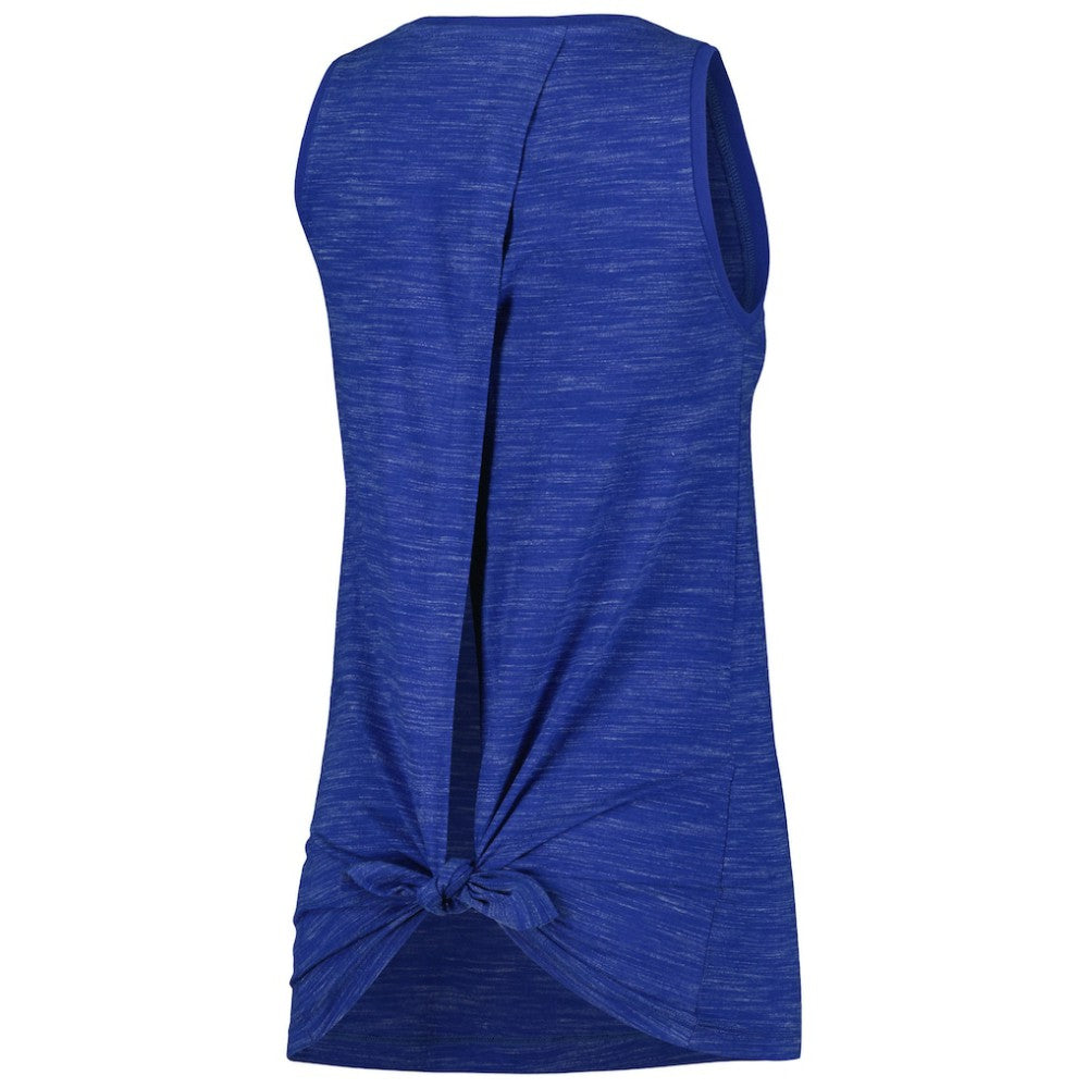 Royal Chicago Cubs New Era Women's Space-Dye Active Tank Top