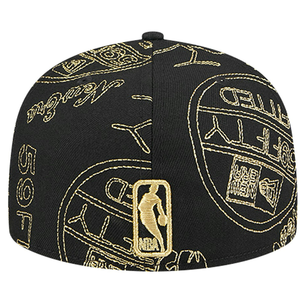 New Era Phoenix Suns 59FIFTY Day Allover Print Stencil Fitted Hat