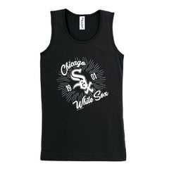 Black Chicago White Sox Soft as a Grape Girls Youth Tank Top