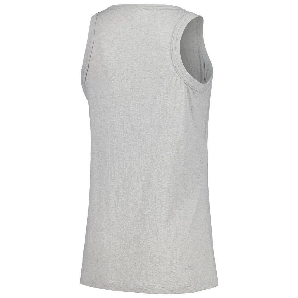 Gray Miami Marlins Soft as a Grape Women's Gauze High Neck Tank Top