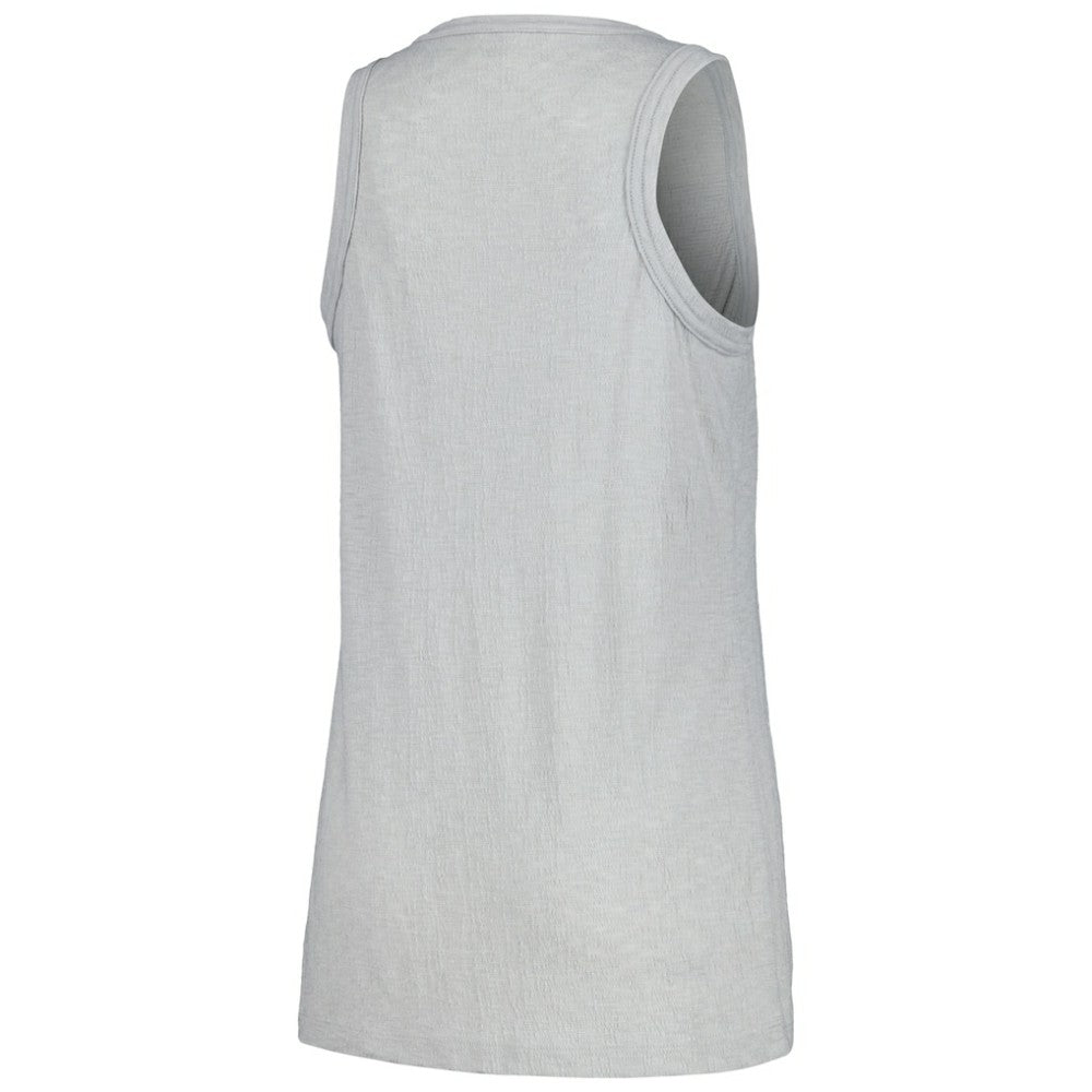 Gray San Francisco Giants Soft as a Grape Women's Gauze High Neck Tank Top