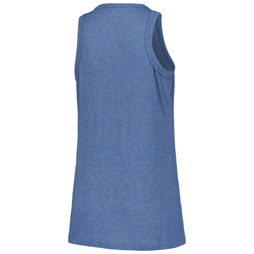 Navy Houston Astros Soft as a Grape Women's Gauze High Neck Tank Top