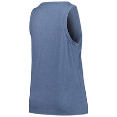 Navy Boston Red Sox Soft as a Grape Women's Plus Size Curvy High Neck Tri-Blend Tank Top