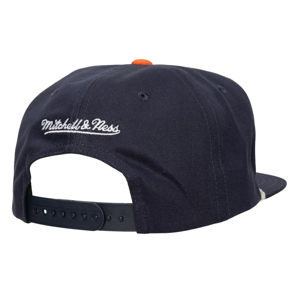 Navy Houston Astros Mitchell & Ness  Radiant Lines Deadstock Snapback Hat