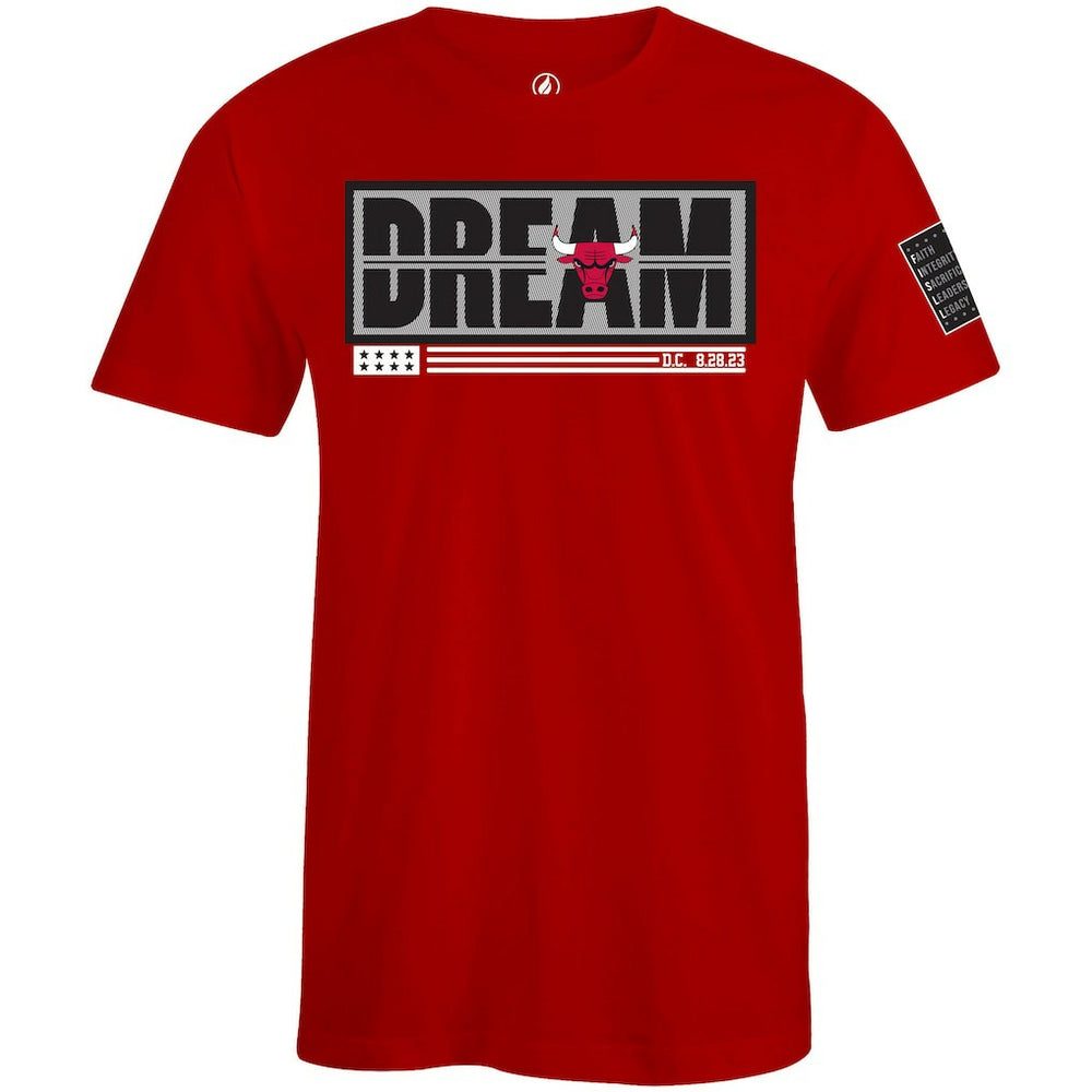 Chicago Bulls FISLL x Black History Collection Unisex T-Shirt - Red outlet