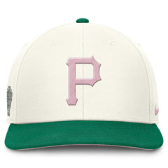 Cream/Green Pittsburgh Pirates Nike Sail Pro Performance Snapback Hat