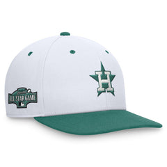 White/Green Houston Astros Nike Bicoastal Two-Tone Pro Performance Snapback Hat