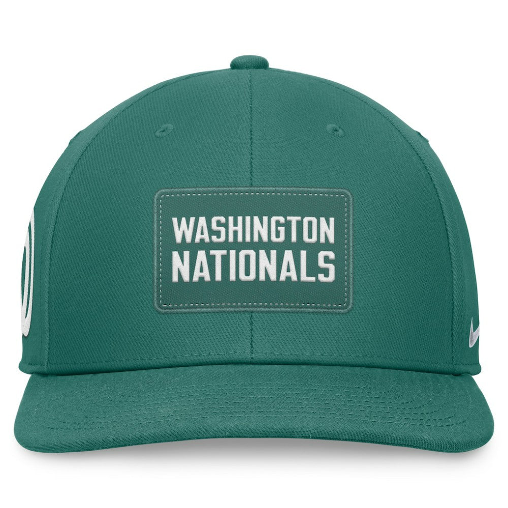 Green Washington Nationals Nike Bicoastal Pro Performance Snapback Hat