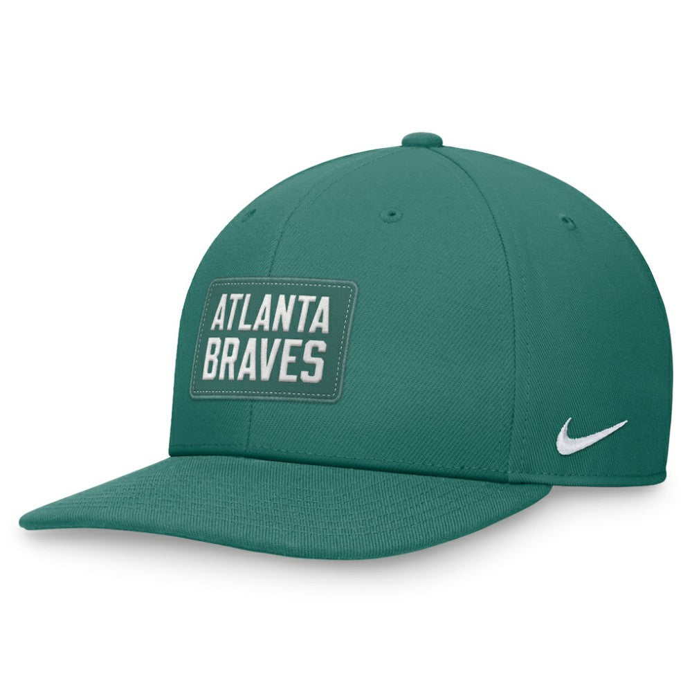 Green Atlanta Braves Nike Bicoastal Pro Performance Snapback Hat
