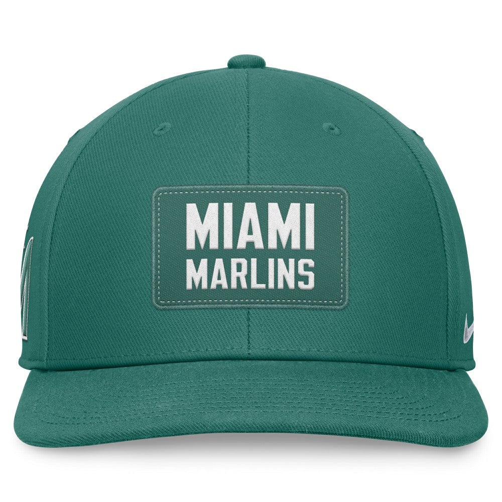 Green Miami Marlins Nike Bicoastal Pro Performance Snapback Hat