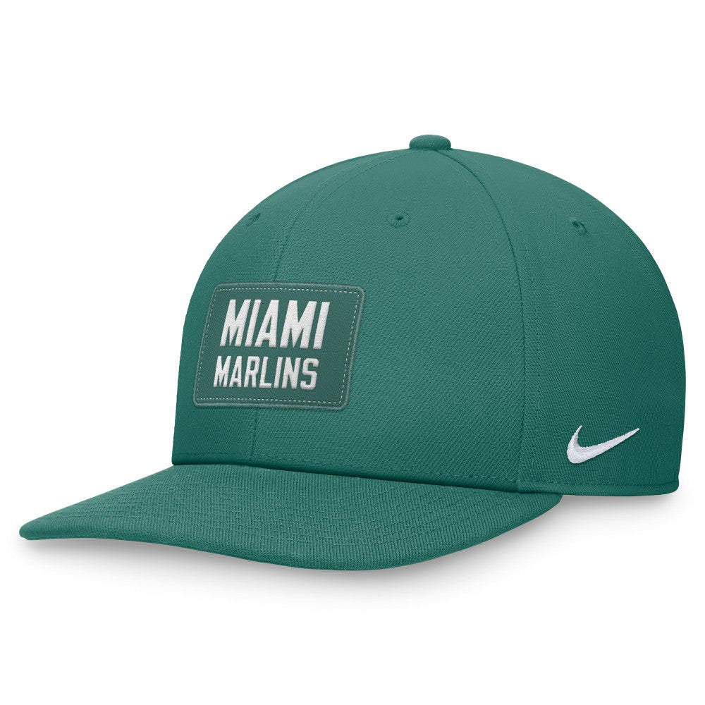 Green Miami Marlins Nike Bicoastal Pro Performance Snapback Hat