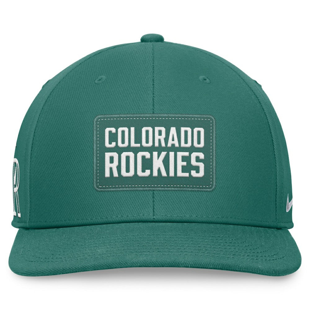 Green Colorado Rockies Nike Bicoastal Pro Performance Snapback Hat