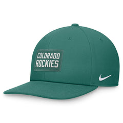 Green Colorado Rockies Nike Bicoastal Pro Performance Snapback Hat