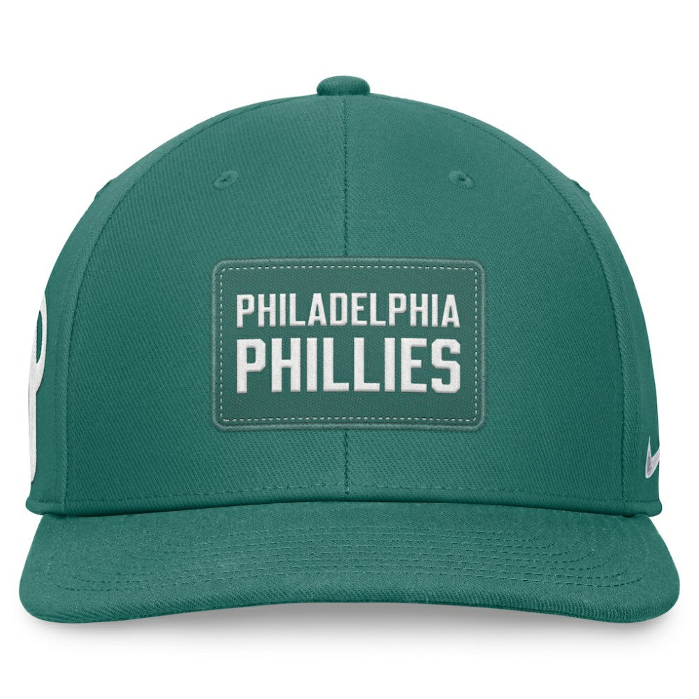 Green Philadelphia Phillies Nike Bicoastal Pro Performance Snapback Hat