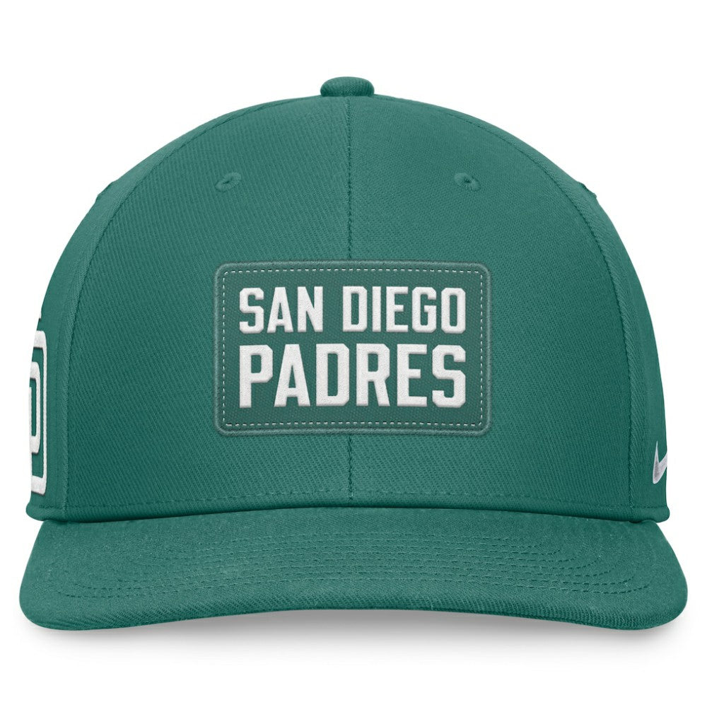 Green San Diego Padres Nike Bicoastal Pro Performance Snapback Hat