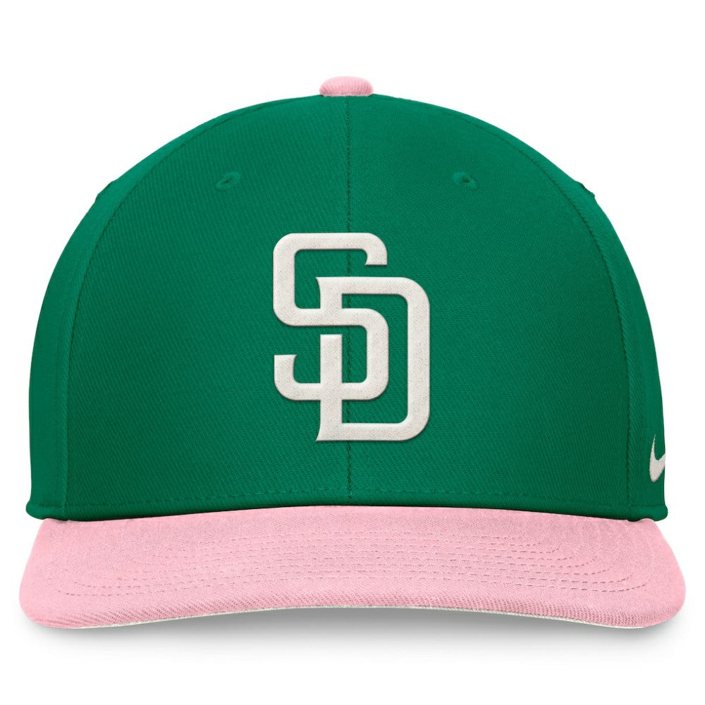 Green/Pink San Diego Padres Nike Malachite Pro Performance Snapback Hat