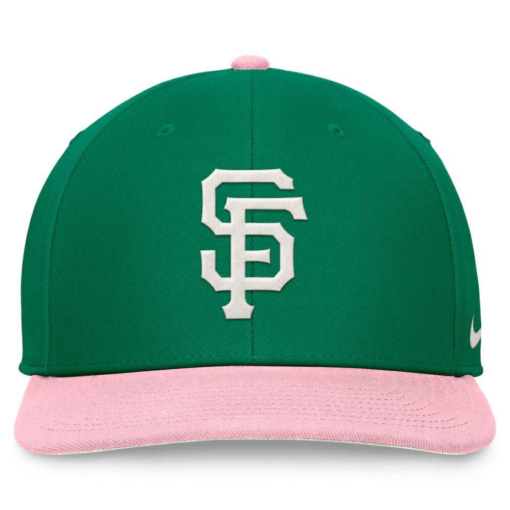 Green/Pink San Francisco Giants Nike Malachite Pro Performance Snapback Hat