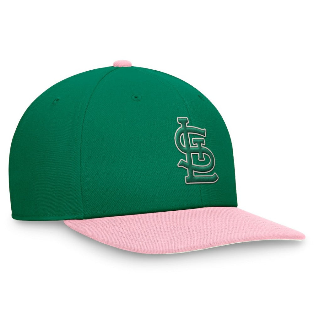 Green/Pink St. Louis Cardinals Nike Malachite Pro Performance Snapback Hat