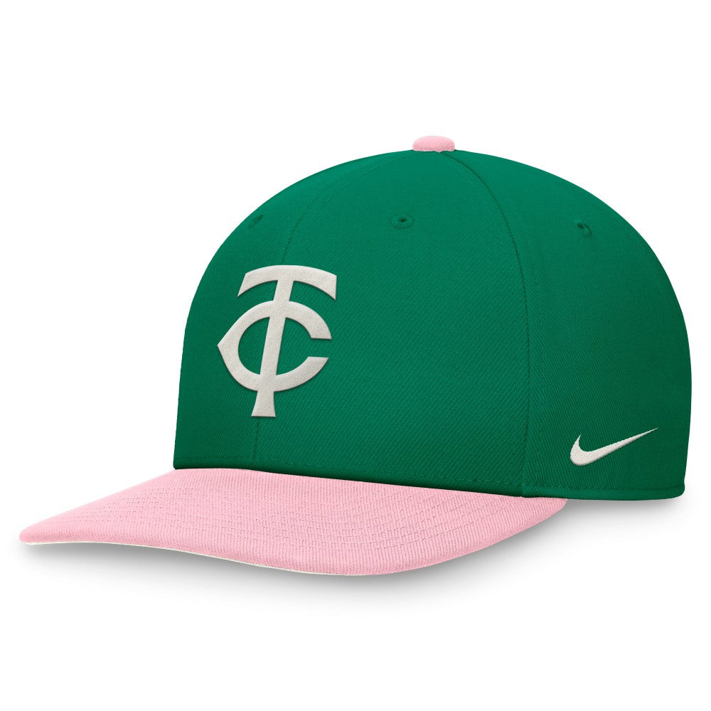 Green/Pink Minnesota Twins Nike Malachite Pro Performance Snapback Hat
