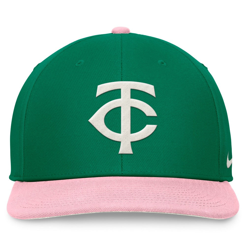 Green/Pink Minnesota Twins Nike Malachite Pro Performance Snapback Hat