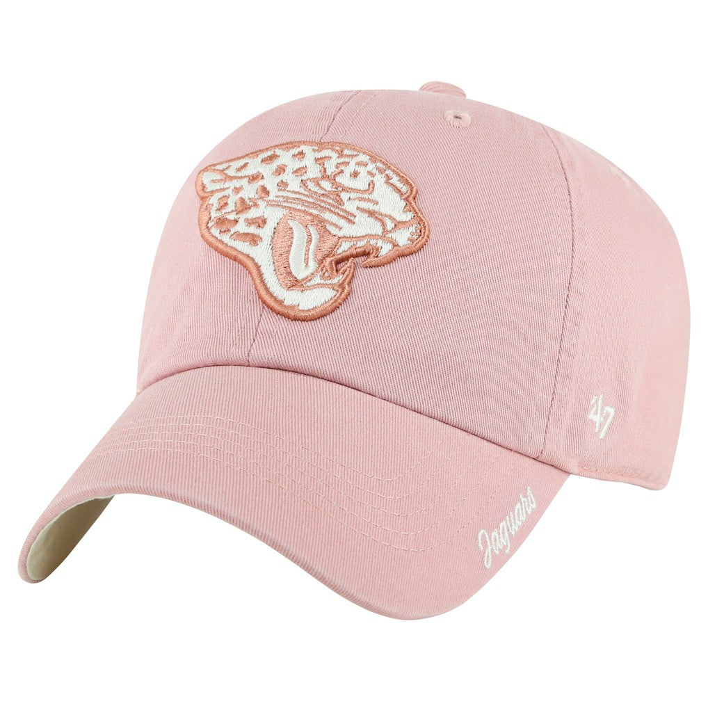 '47 Women's Ballpark Cheer Dusty Rose Clean Up Adjustable Hat - Jacksonville Jaguars Hats