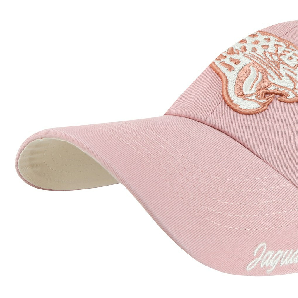 '47 Women's Ballpark Cheer Dusty Rose Clean Up Adjustable Hat - Jacksonville Jaguars Hats